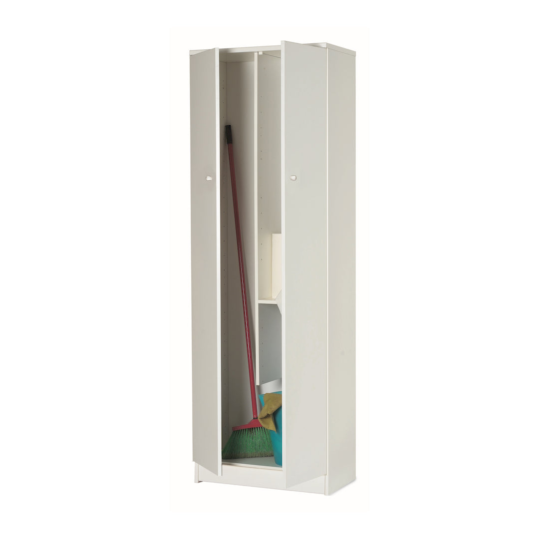 CABINET WITH 2 DOORS BROOM HOLDER 168PS-C