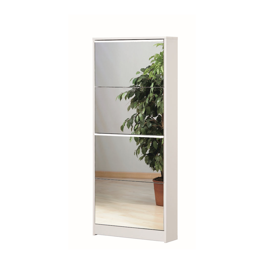SHOE RACK WITH 4 MIRROR DOORS P.18 184SP-C