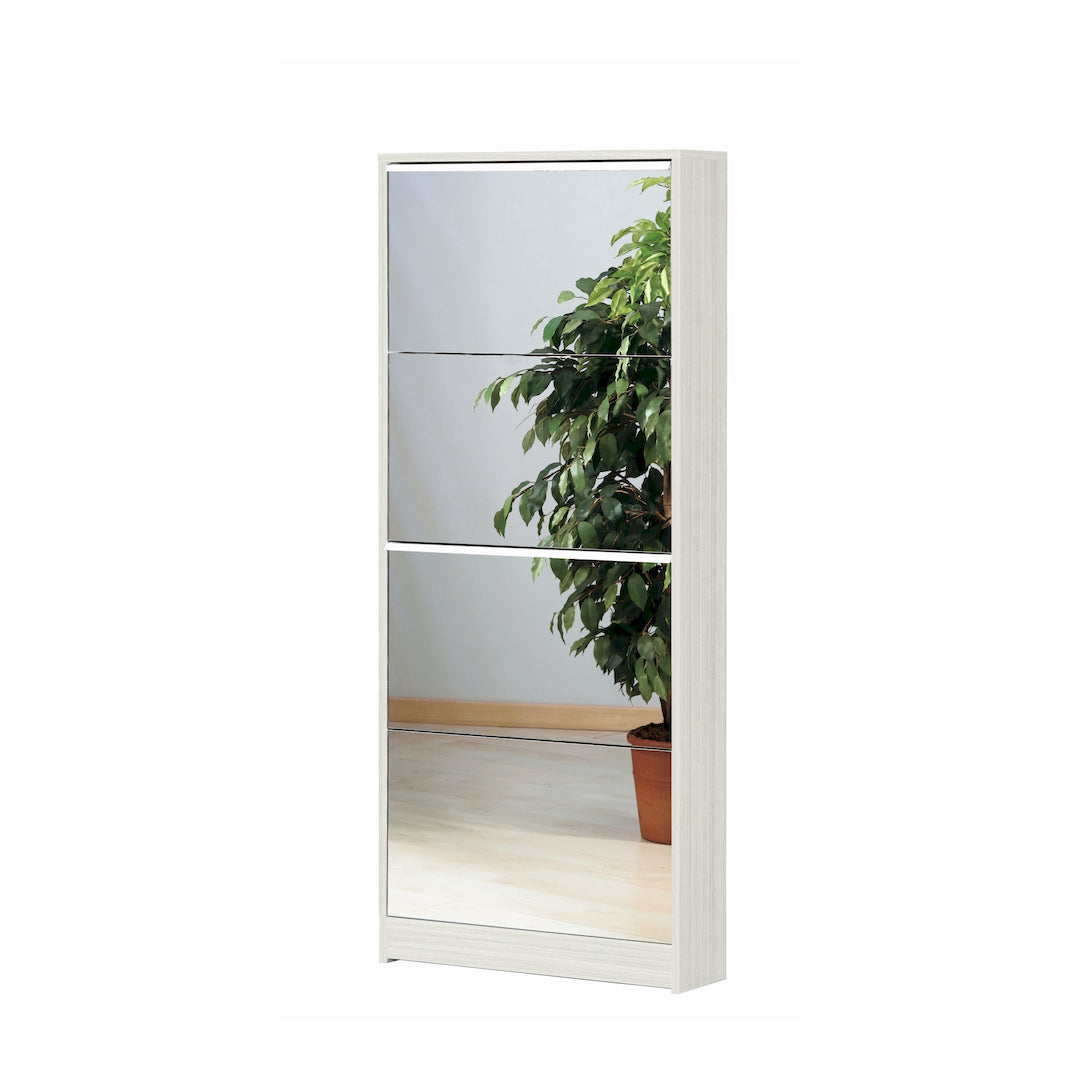 SHOE RACK WITH 4 MIRROR DOORS P.18 184SP-C