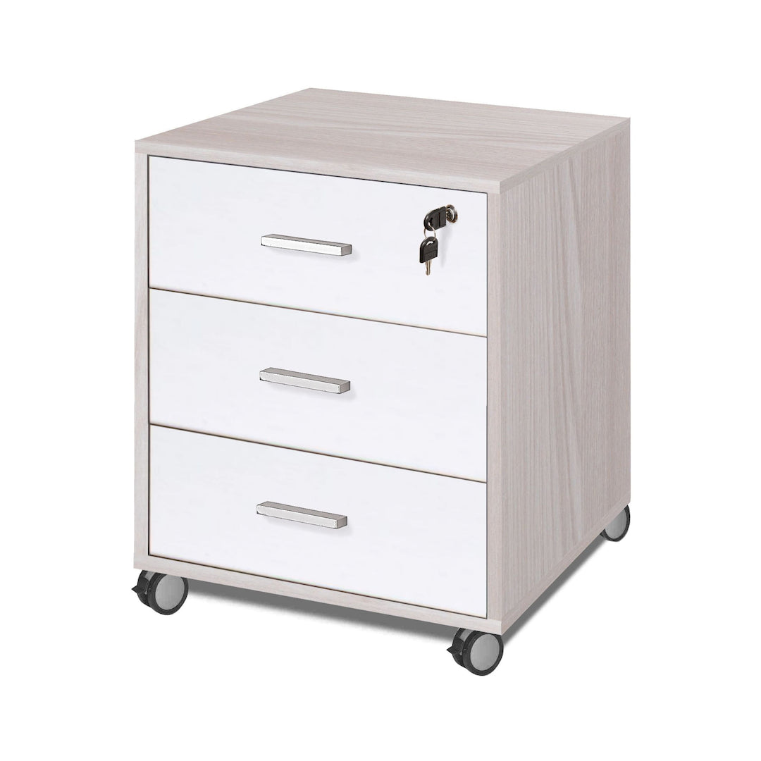 CABINET WITH 3 DRAWERS ON WHEELS 733-C
