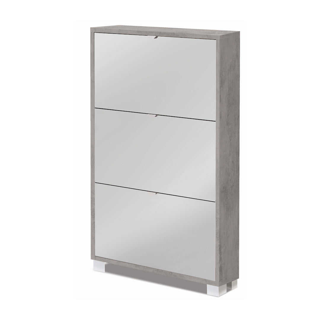 SHOE RACK WITH 3 MIRROR DOORS P.18 753SP-C