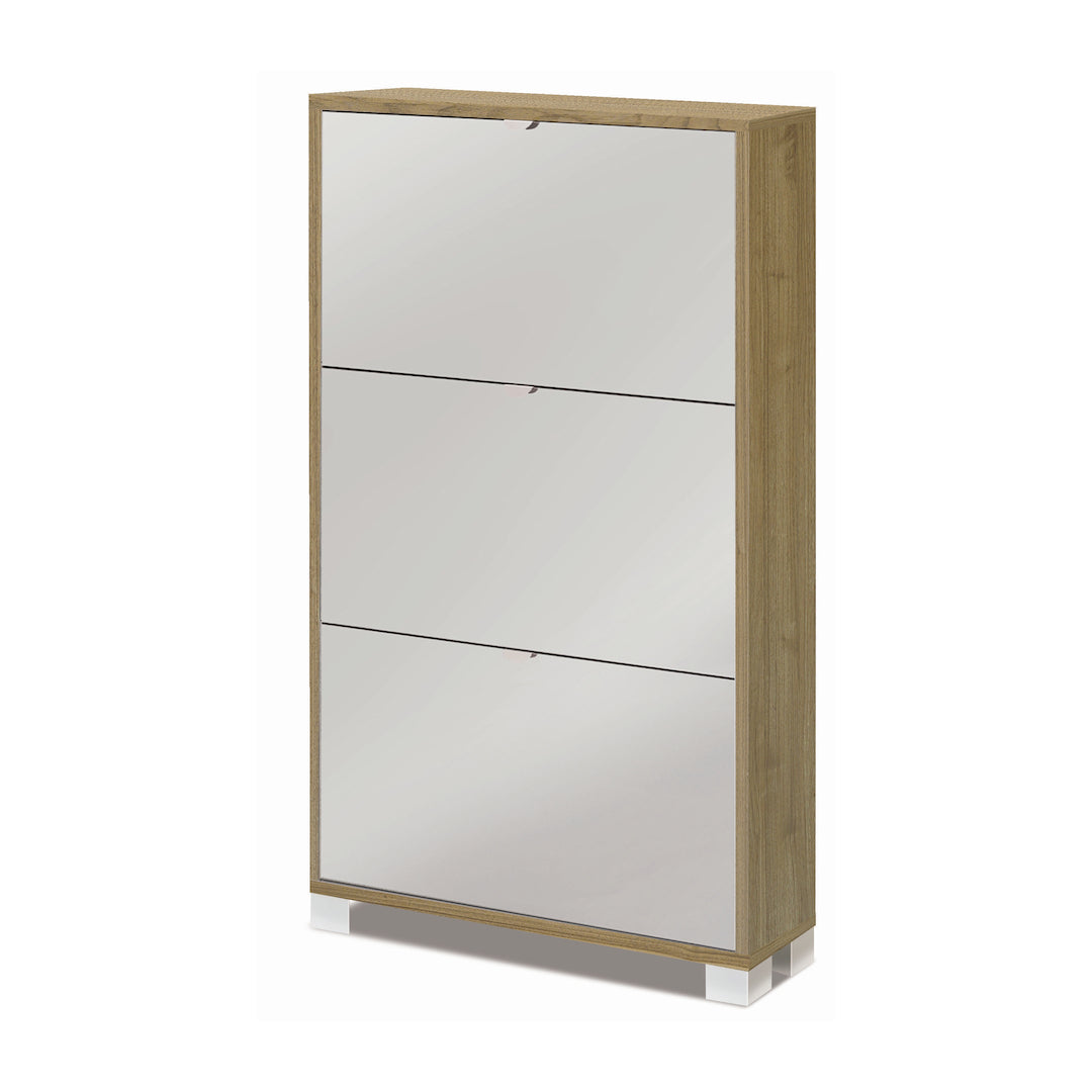 SHOE RACK WITH 3 MIRROR DOORS P.18 753SP-C