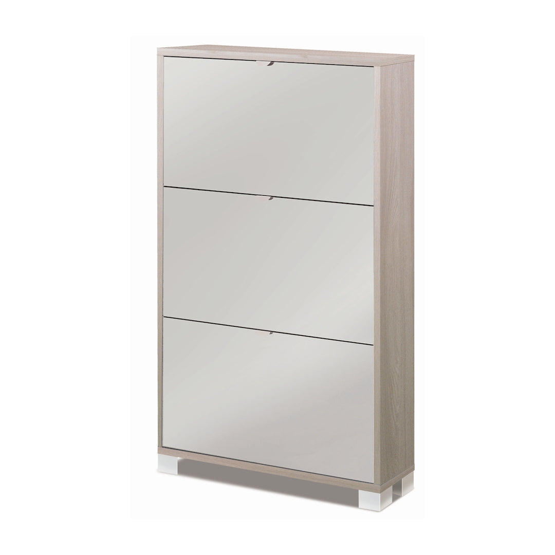 SHOE RACK WITH 3 MIRROR DOORS P.18 753SP-C