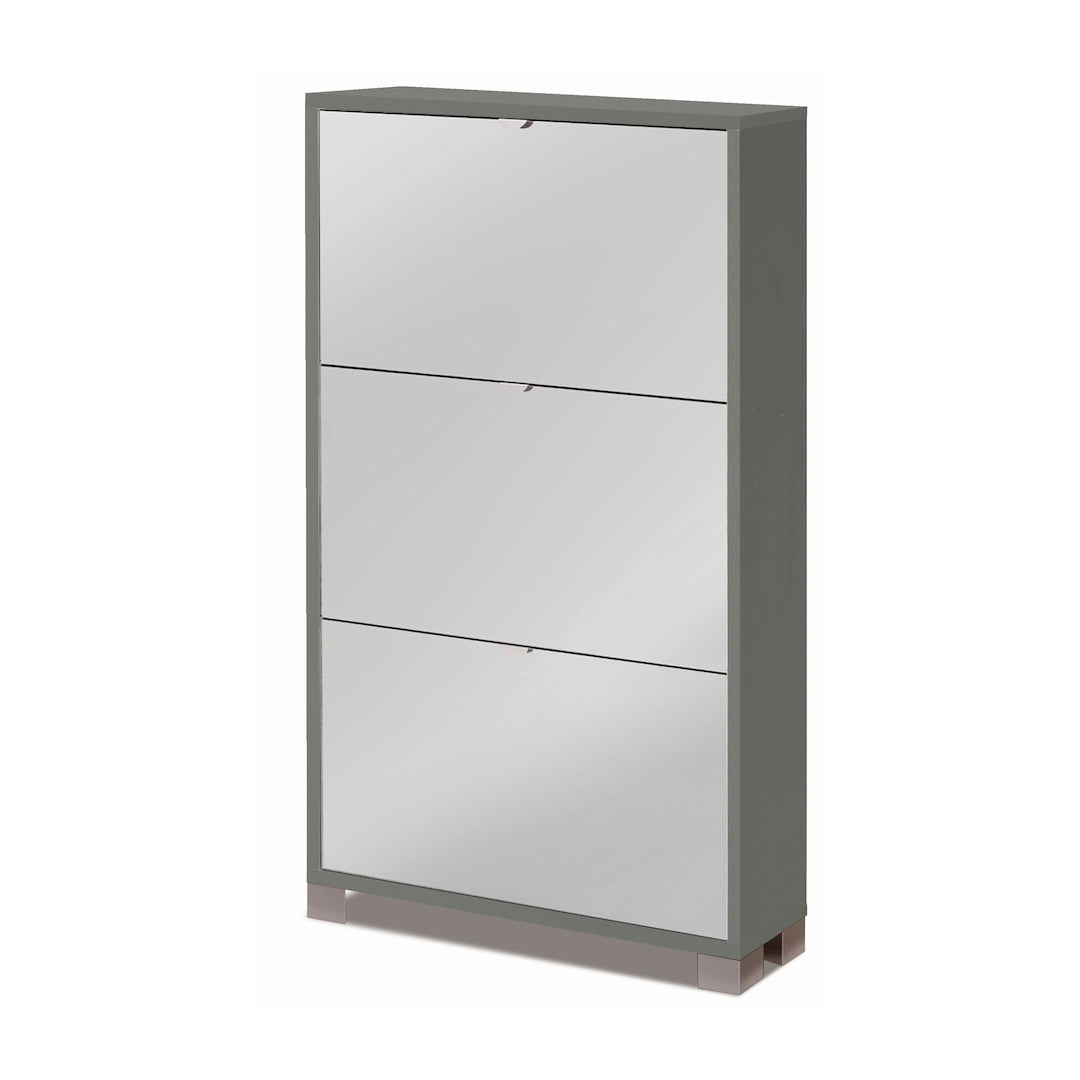 SHOE RACK WITH 3 MIRROR DOORS P.18 753SP-C