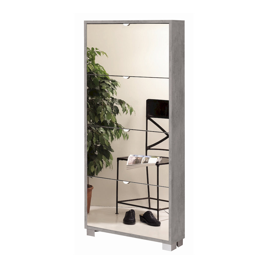 SHOE RACK WITH 4 MIRROR DOORS P.18 754SP-C