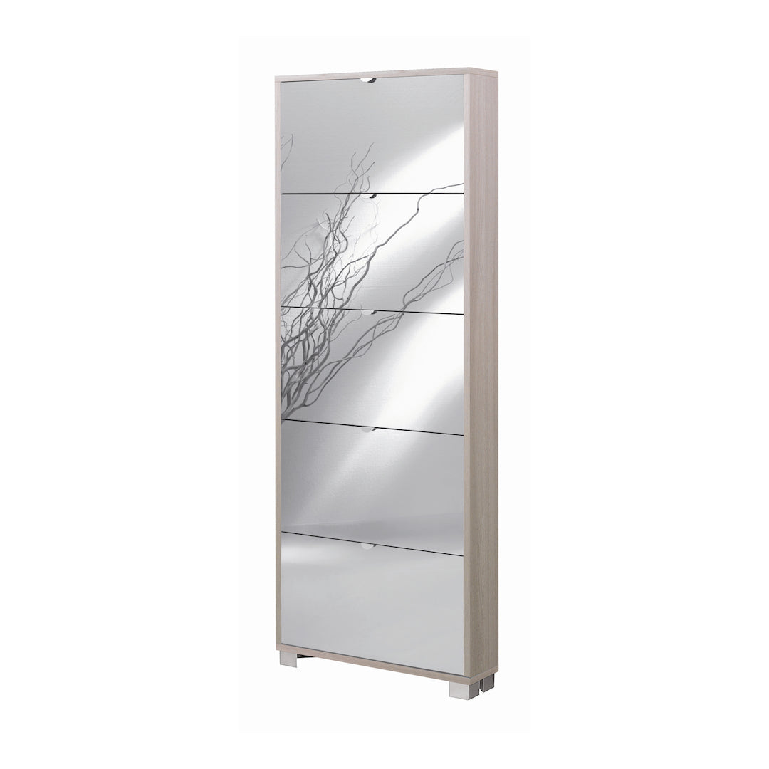 SHOE RACK WITH 5 MIRROR DOORS P.18 755SP-C