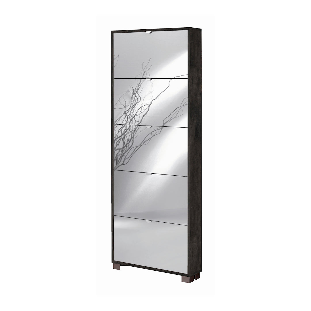 SHOE RACK WITH 5 MIRROR DOORS P.18 755SP-C