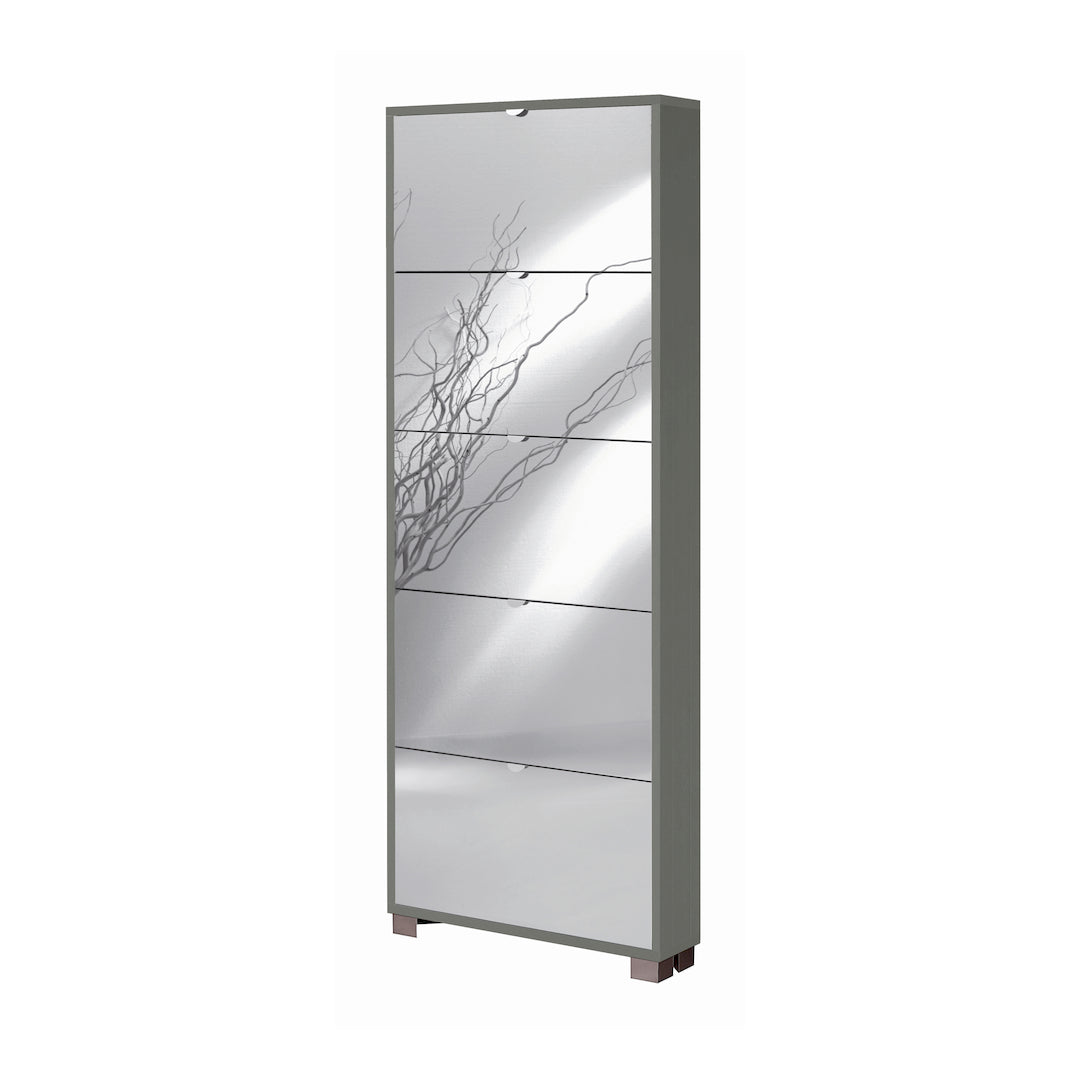 SHOE RACK WITH 5 MIRROR DOORS P.18 755SP-C