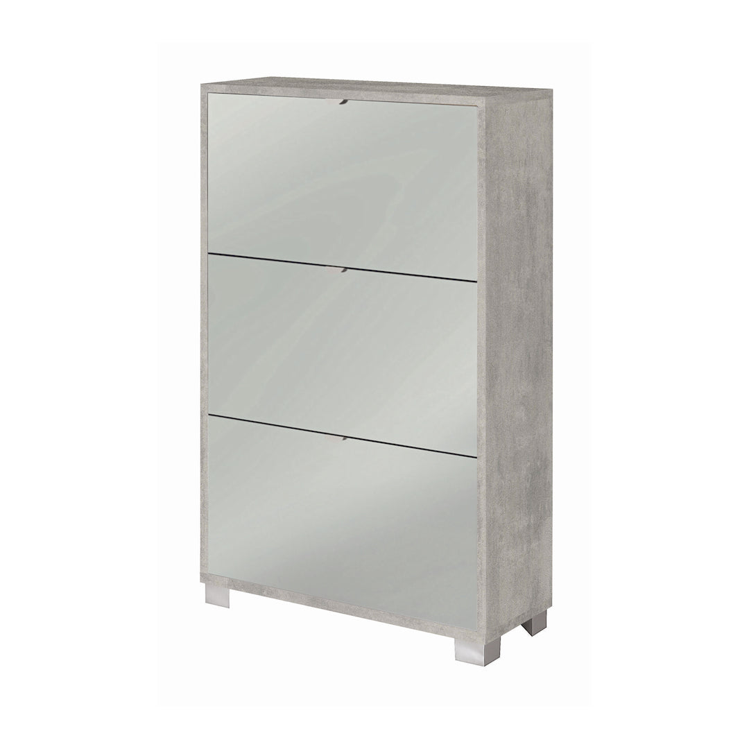 SHOE RACK WITH 3 MIRROR DOORS P.29 763SP-C