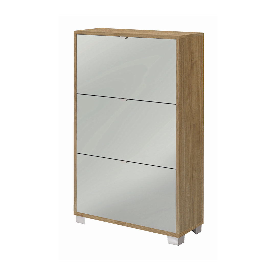 SHOE RACK WITH 3 MIRROR DOORS P.29 763SP-C
