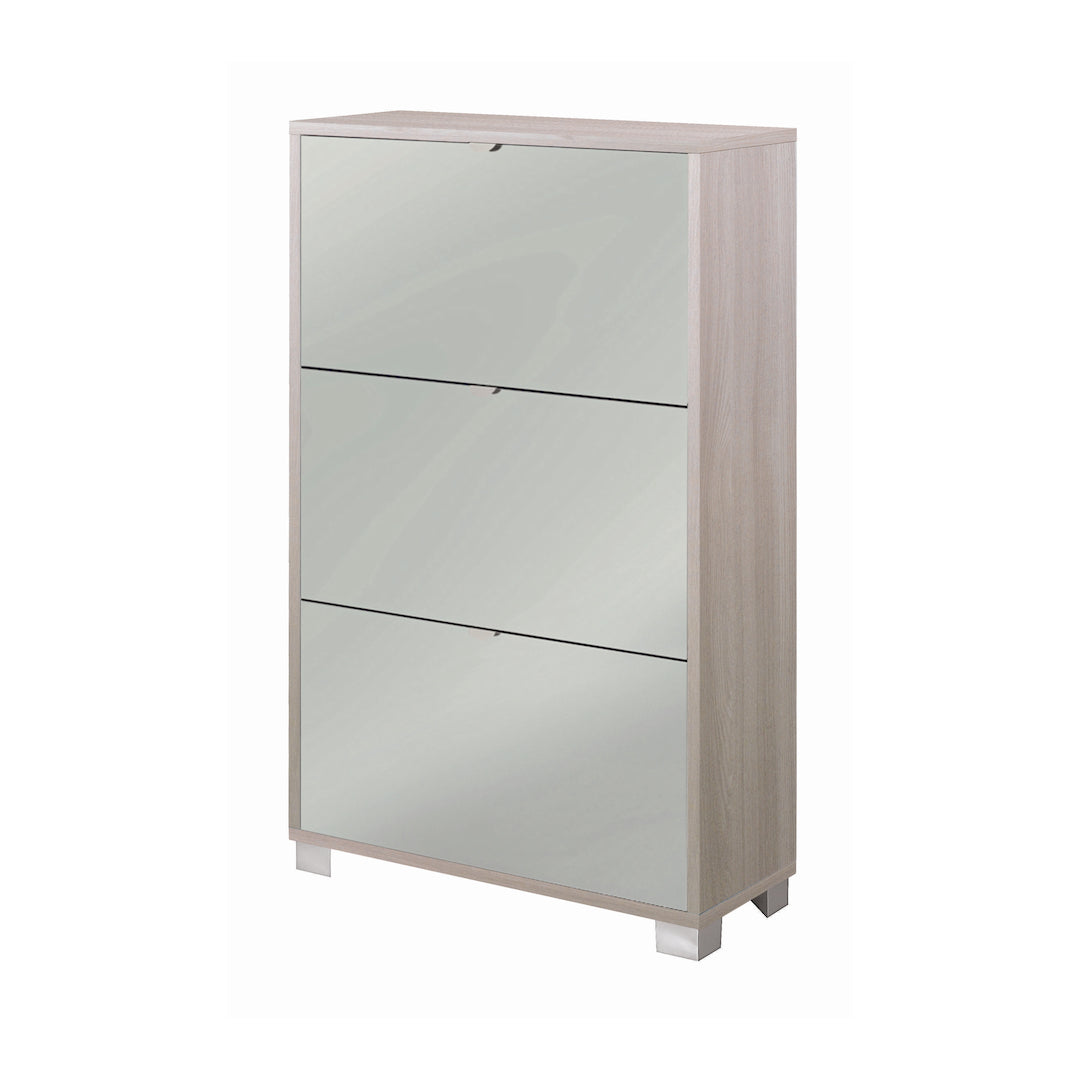 SHOE RACK WITH 3 MIRROR DOORS P.29 763SP-C