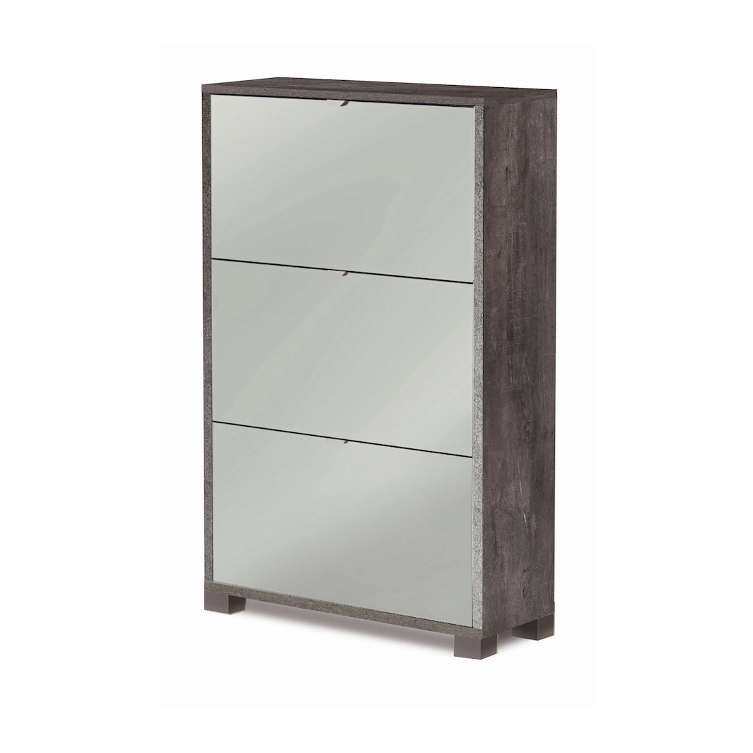 SHOE RACK WITH 3 MIRROR DOORS P.29 763SP-C
