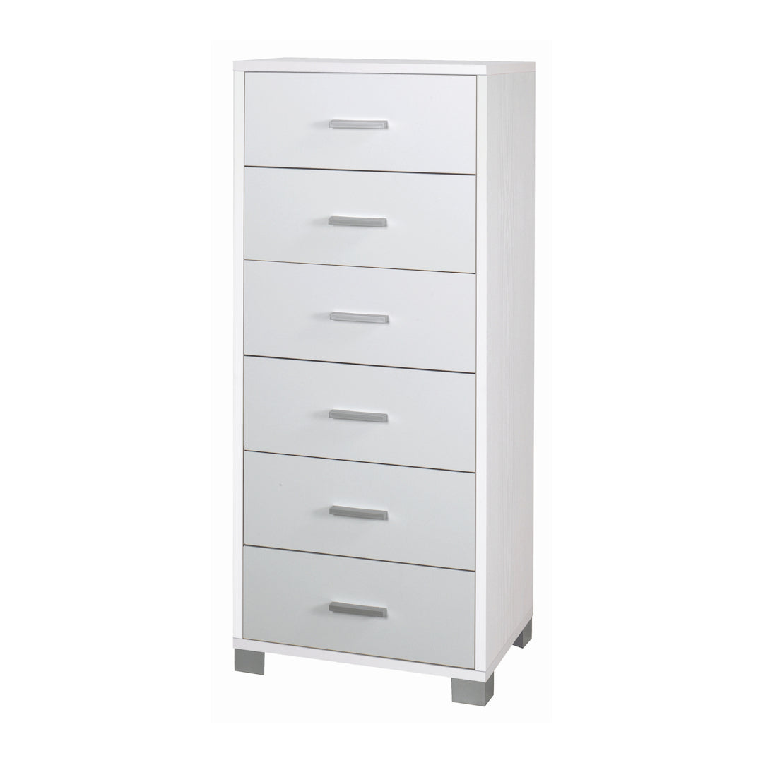 COMMODE CARRÉE 6 TIROIRS 771-C