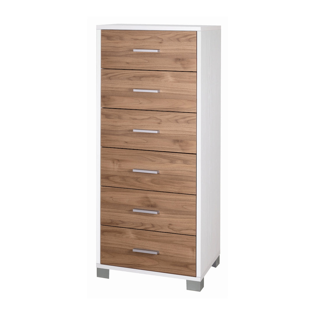 COMMODE CARRÉE 6 TIROIRS 771-C