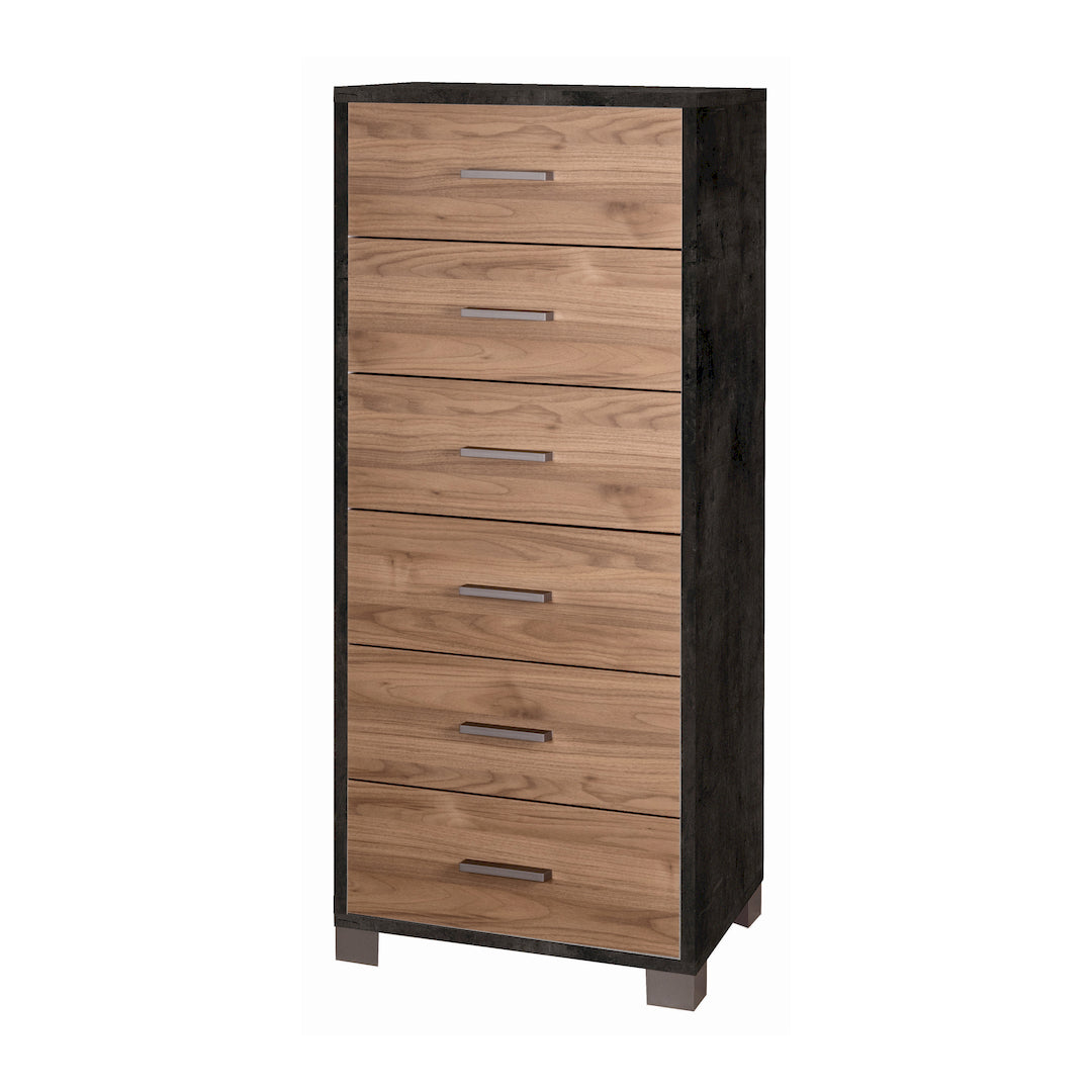 COMMODE CARRÉE 6 TIROIRS 771-C