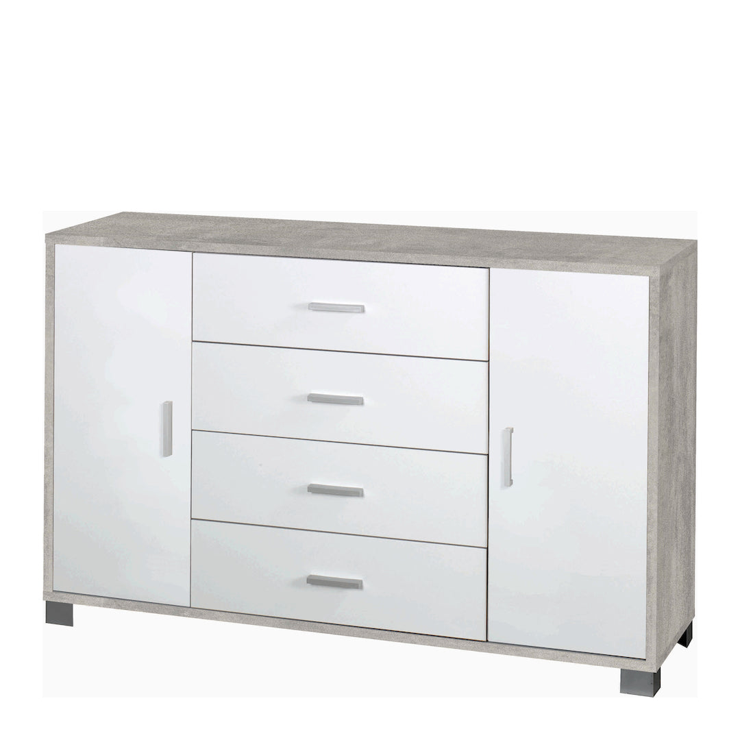 CABINET 2 DOORS 4 DRAWERS 775-C