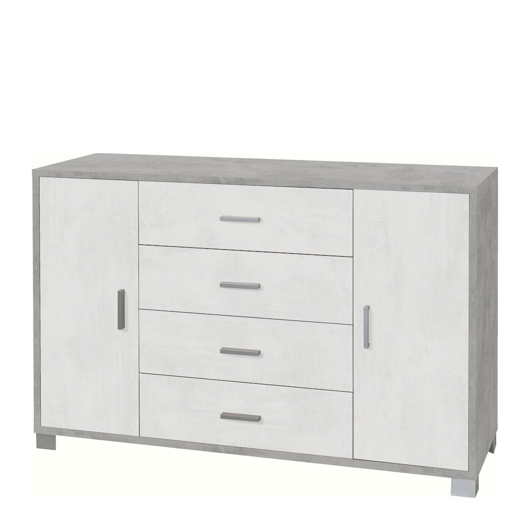 CABINET 2 DOORS 4 DRAWERS 775-C