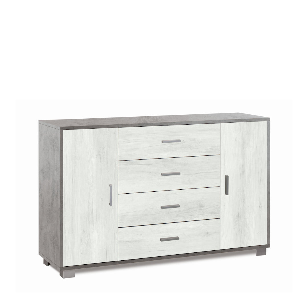 CABINET 2 DOORS 4 DRAWERS 775-C