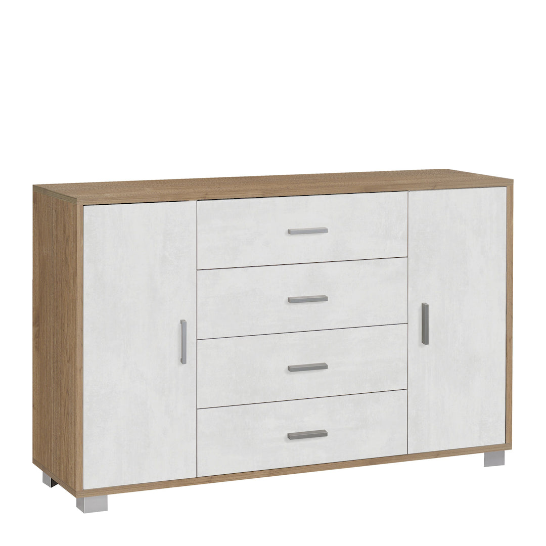 CABINET 2 DOORS 4 DRAWERS 775-C