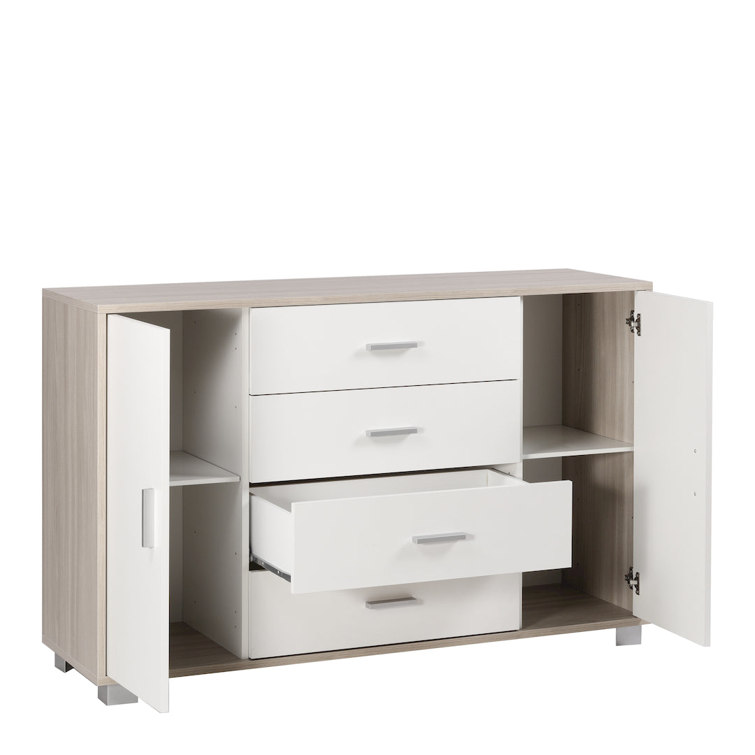 CABINET 2 DOORS 4 DRAWERS 775-C