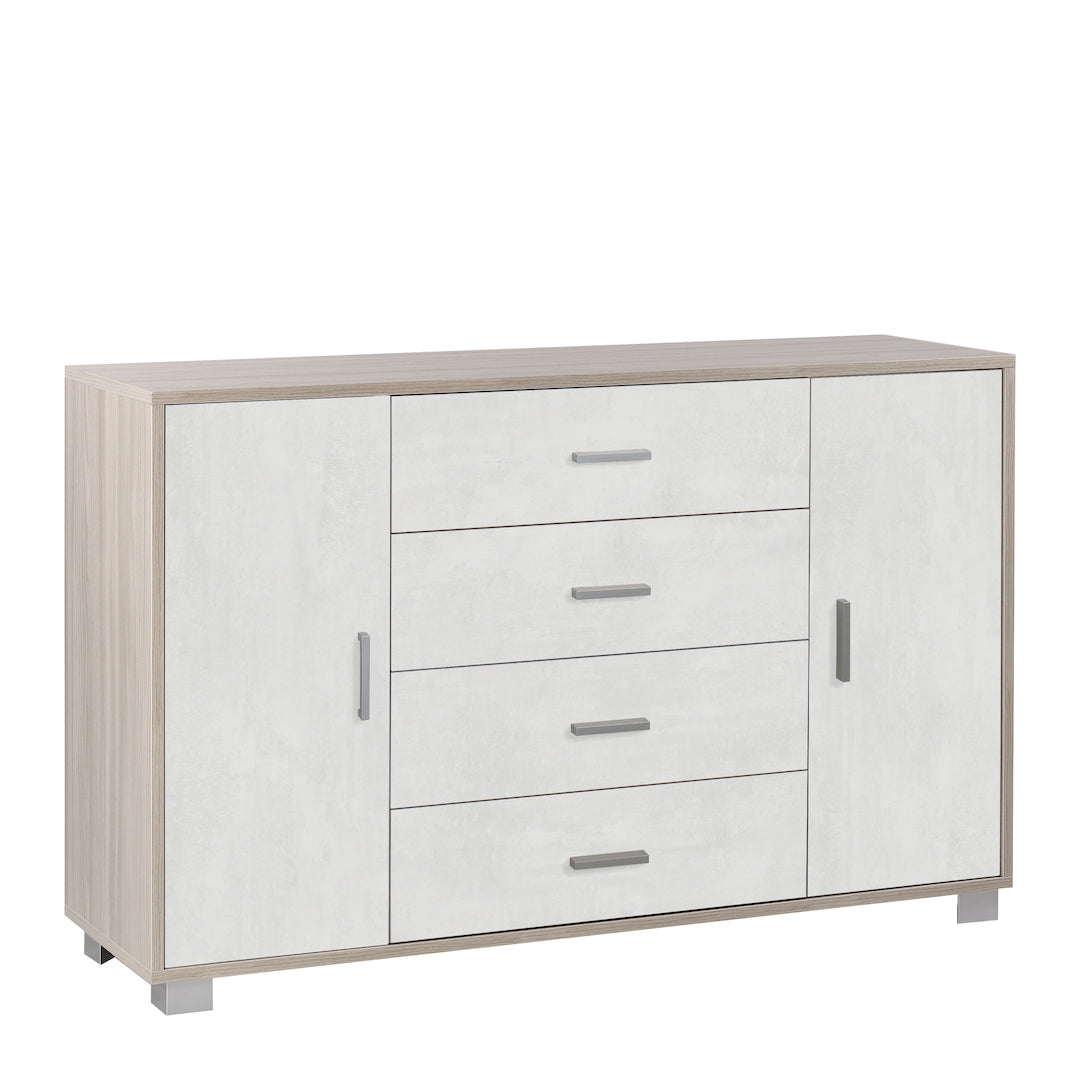 CABINET 2 DOORS 4 DRAWERS 775-C