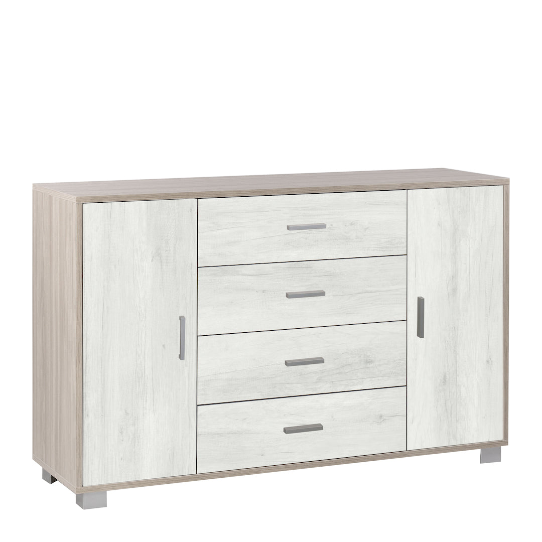 CABINET 2 DOORS 4 DRAWERS 775-C