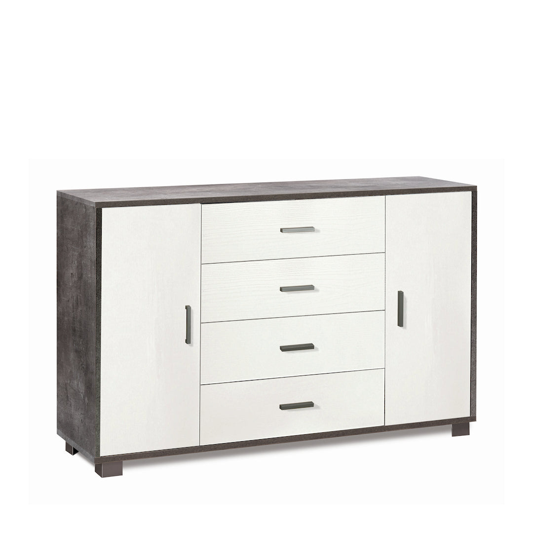 CABINET 2 DOORS 4 DRAWERS 775-C