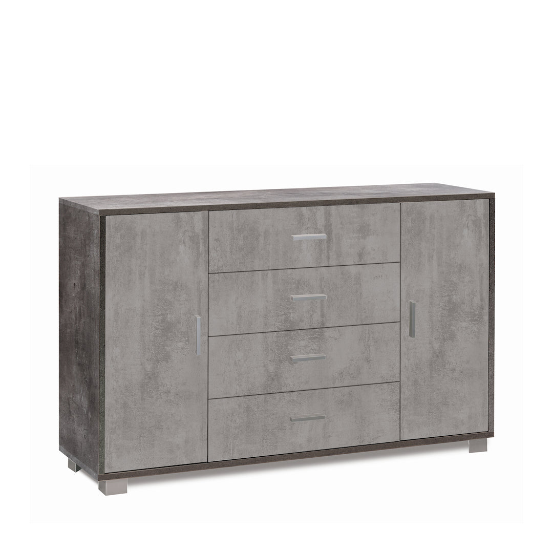 CABINET 2 DOORS 4 DRAWERS - KIT 775K-C