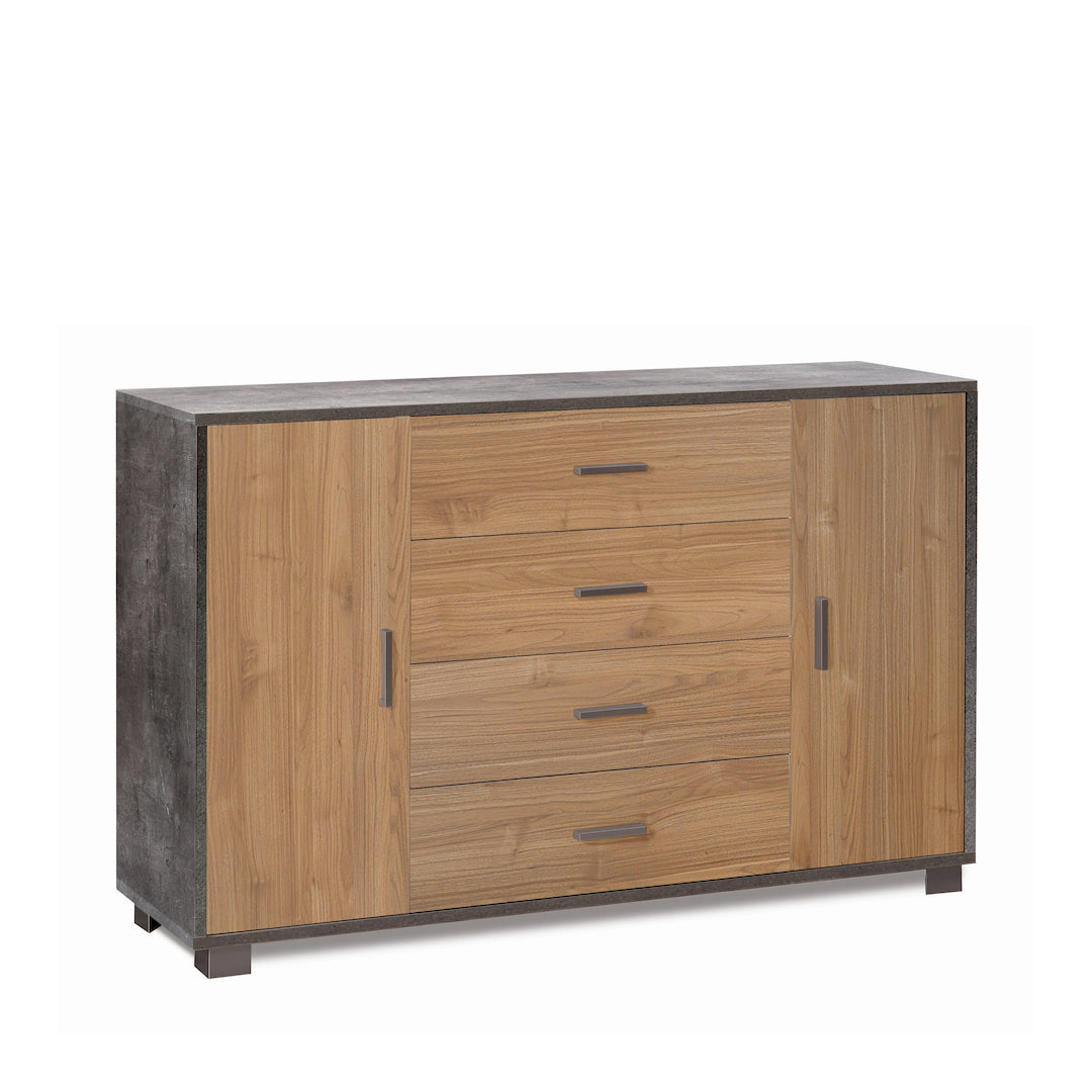 CABINET 2 DOORS 4 DRAWERS 775-C