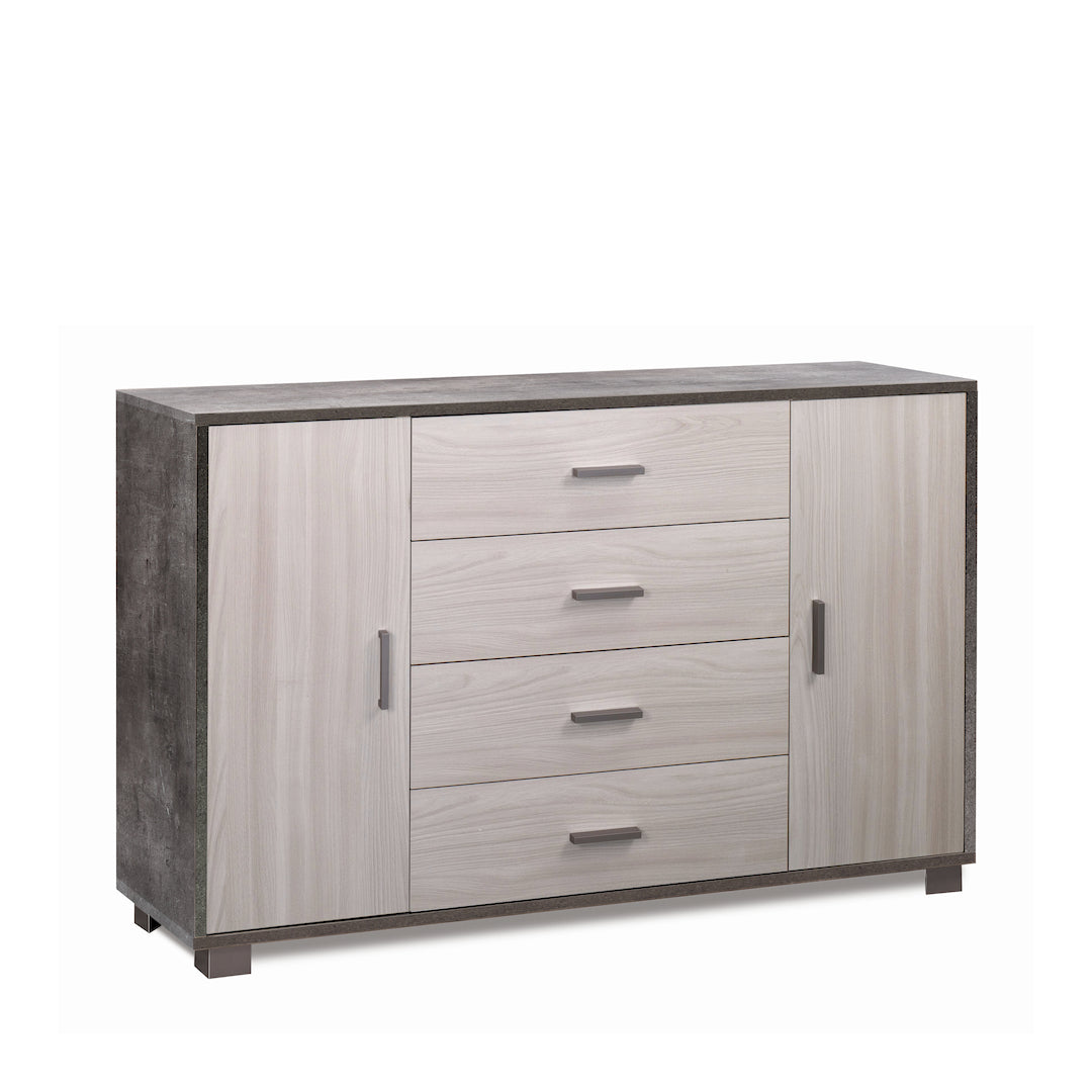 CABINET 2 DOORS 4 DRAWERS - KIT 775K-C