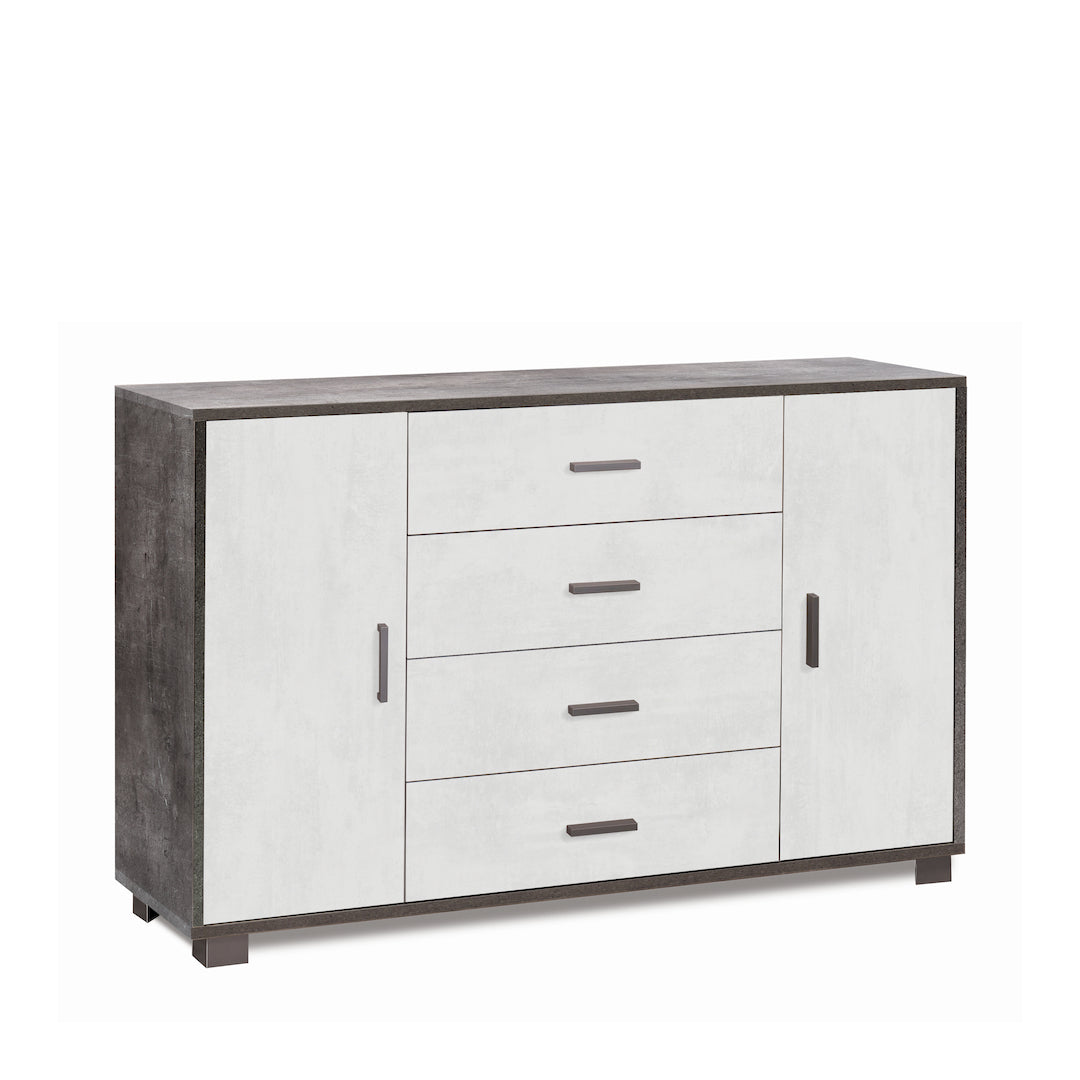 CABINET 2 DOORS 4 DRAWERS 775-C