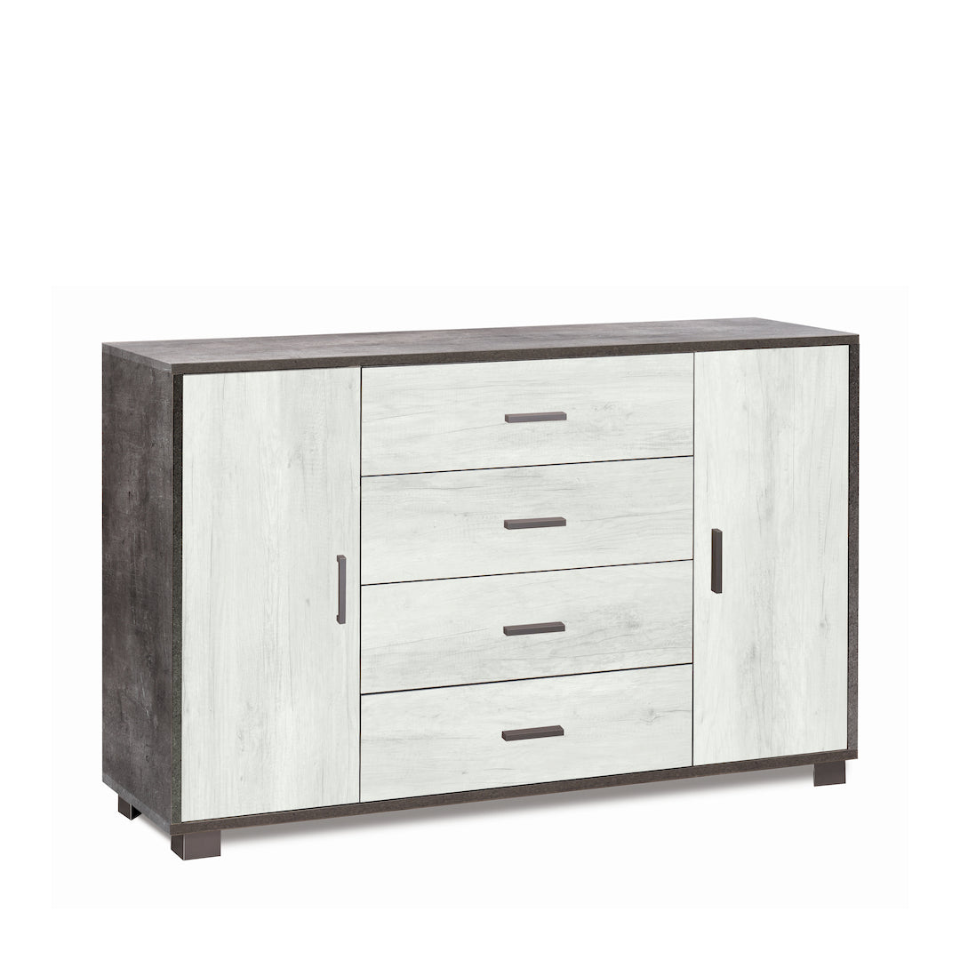 CABINET 2 DOORS 4 DRAWERS 775-C