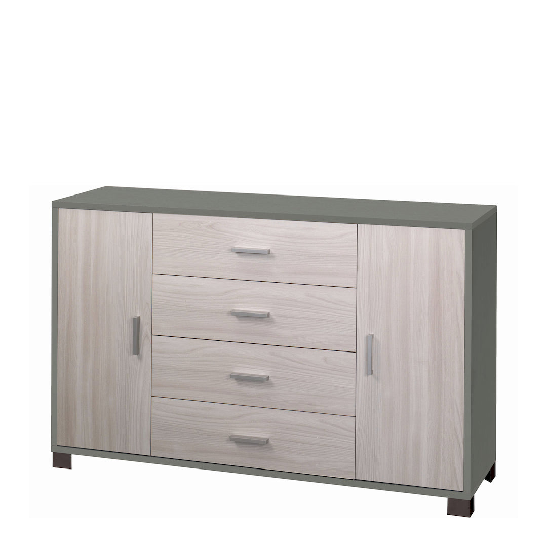 CABINET 2 DOORS 4 DRAWERS 775-C