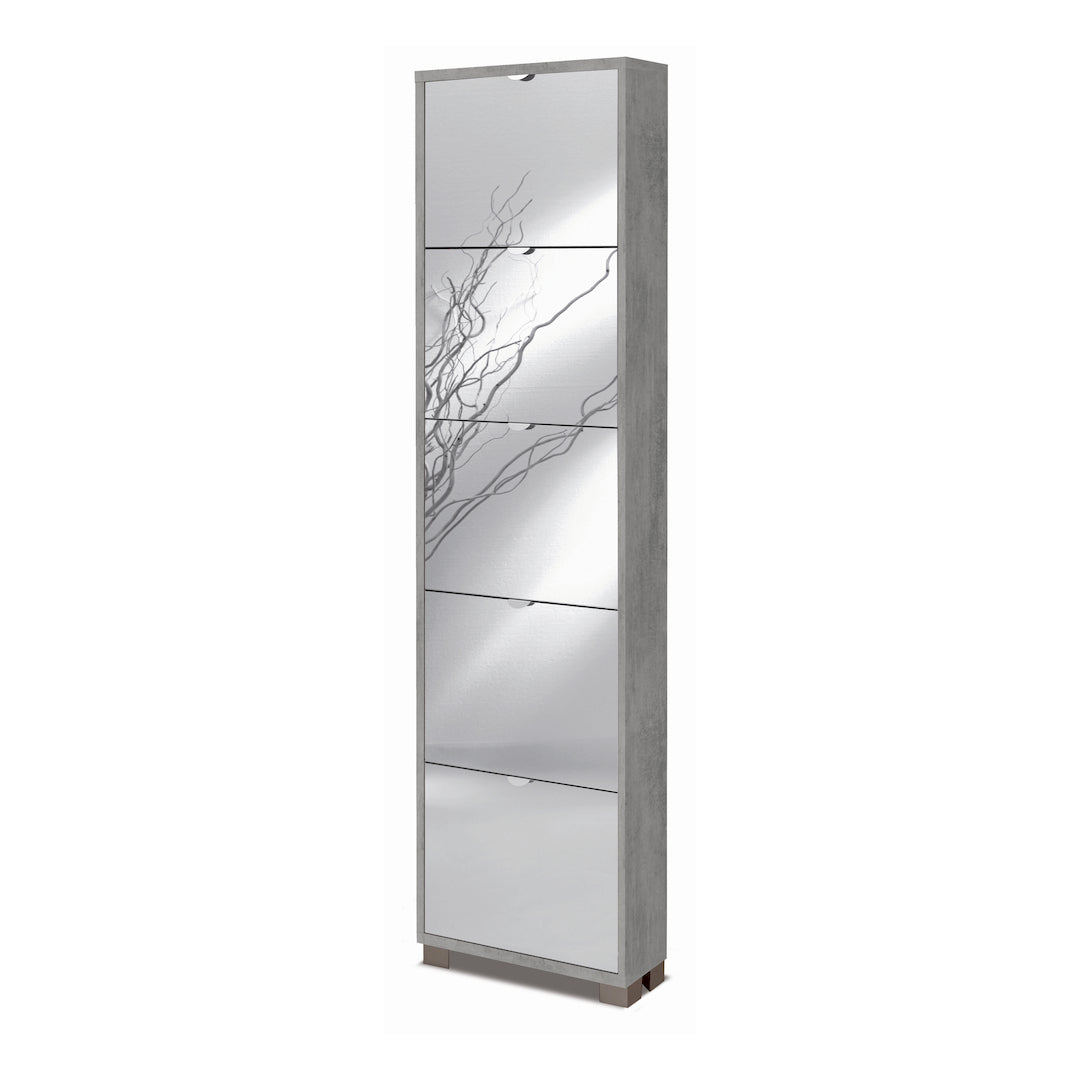 SHOE RACK WITH 5 MIRROR DOORS P.18 785SP-C
