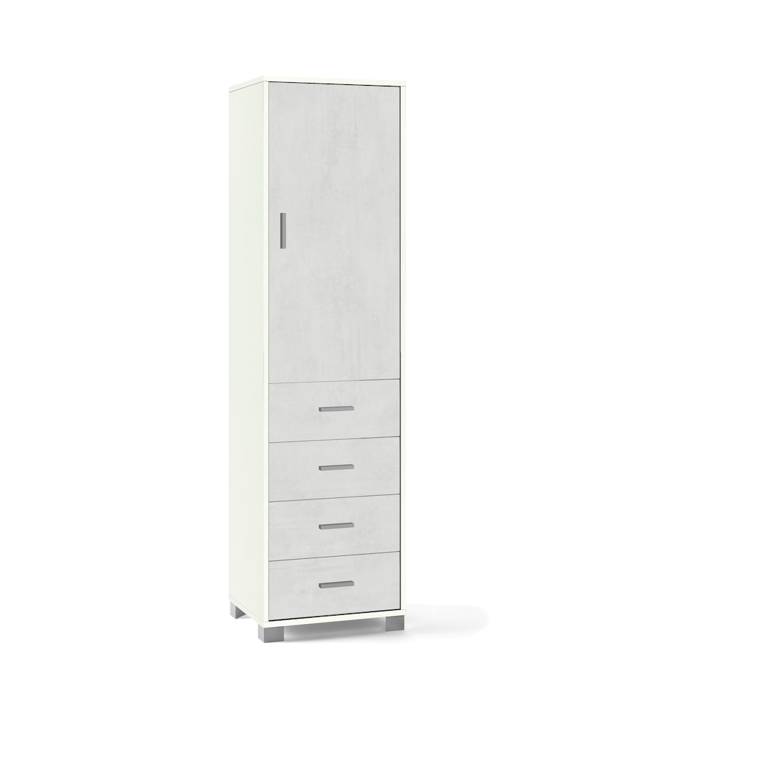 COLUMN 1 DOOR 4 DRAWERS 735-C