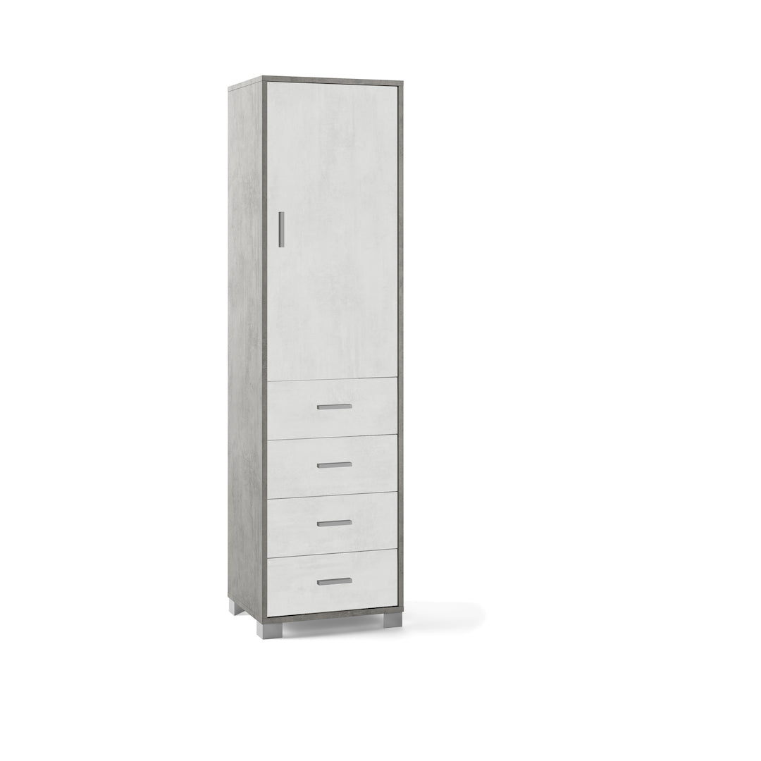 COLUMN 1 DOOR 4 DRAWERS 735-C