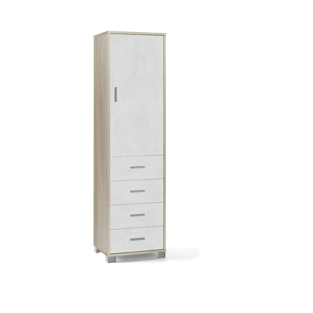 COLUMN 1 DOOR 4 DRAWERS 735-C