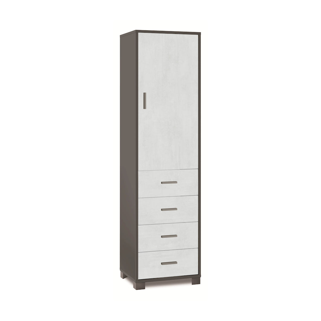 COLUMN 1 DOOR 4 DRAWERS 735-C