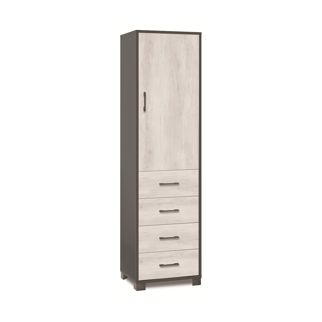 COLUMN 1 DOOR 4 DRAWERS 735-C