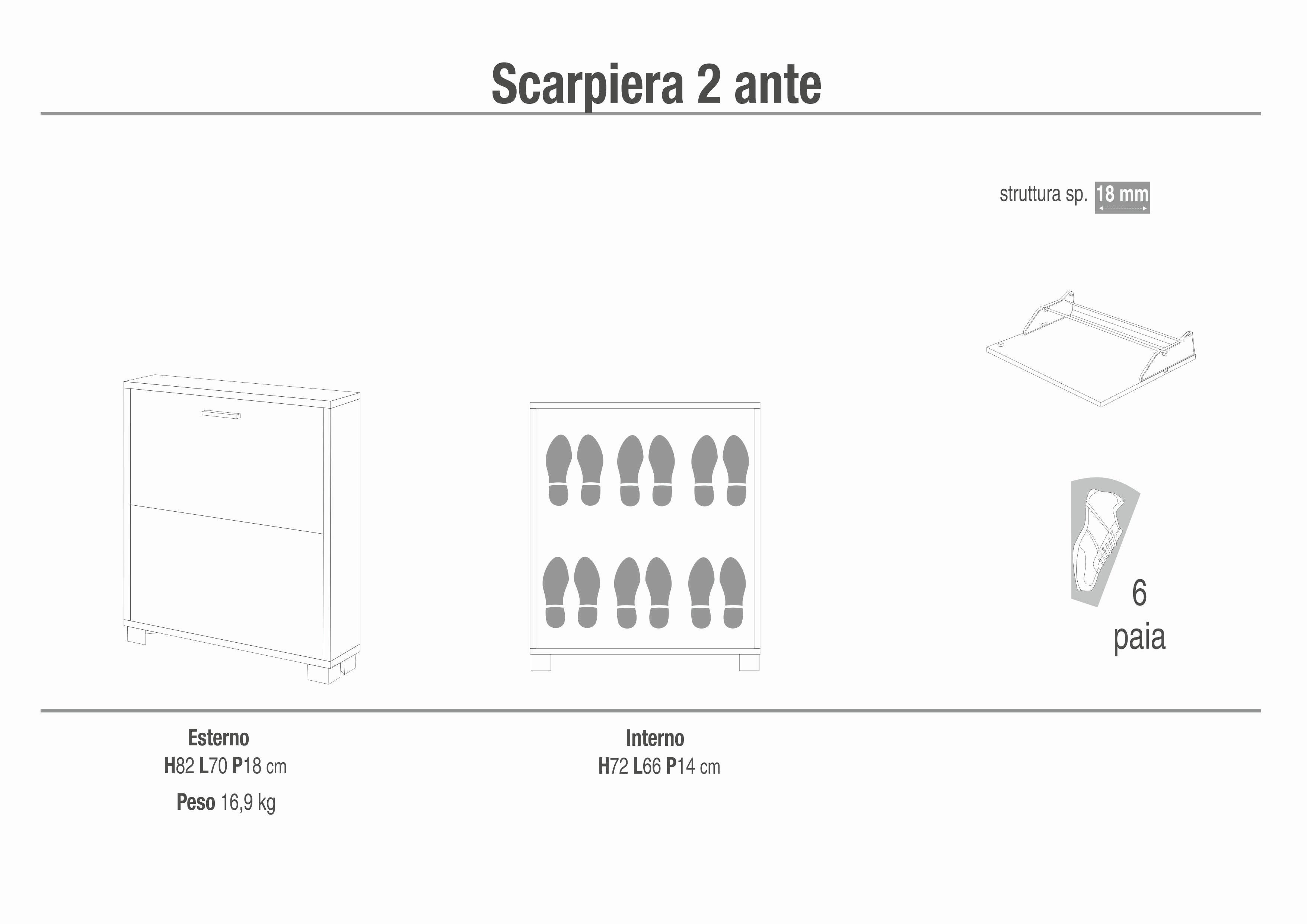 SCARPIERA 2 ANTE P.18 752-C