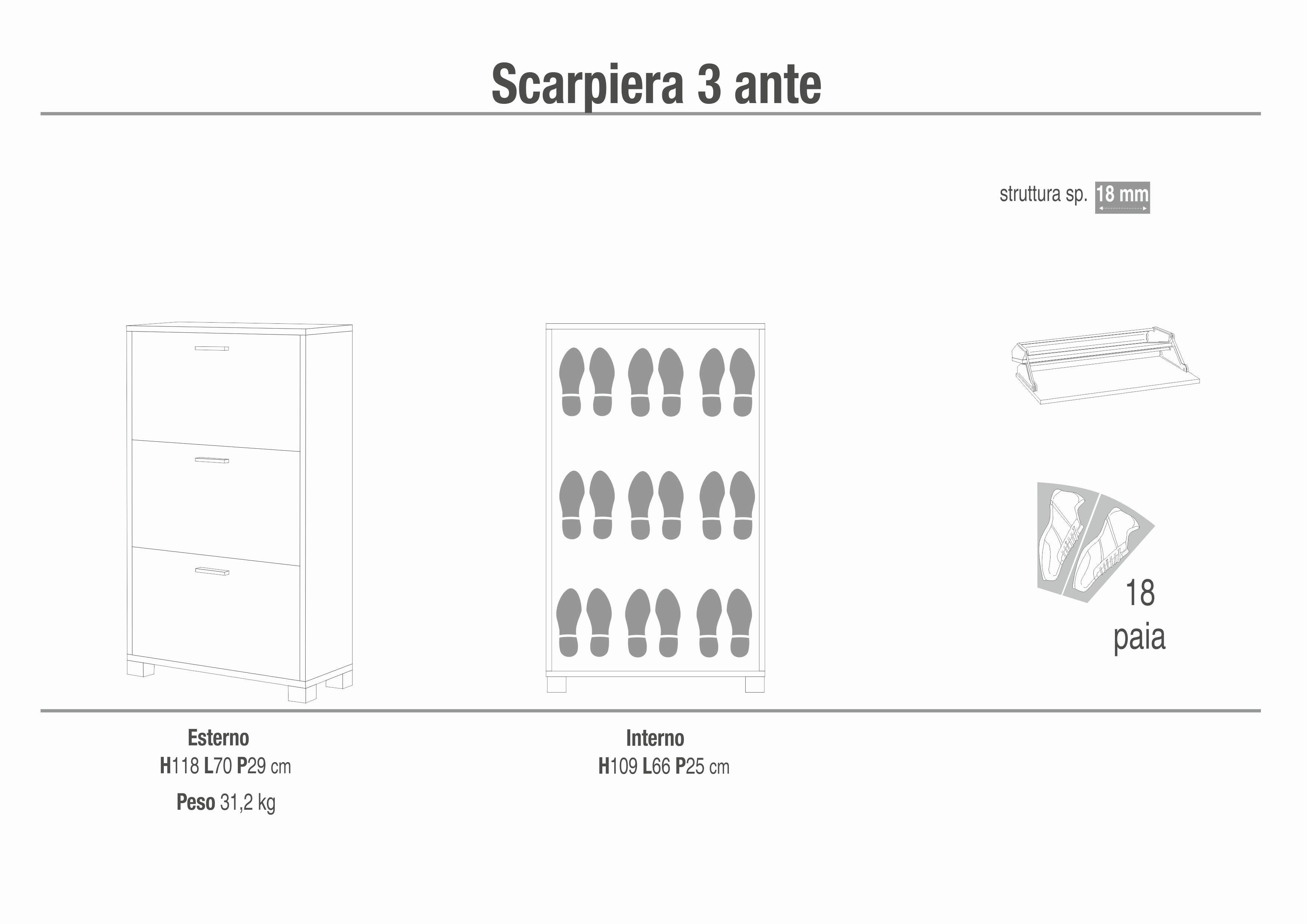 SCARPIERA 3 ANTE P.29 763-C