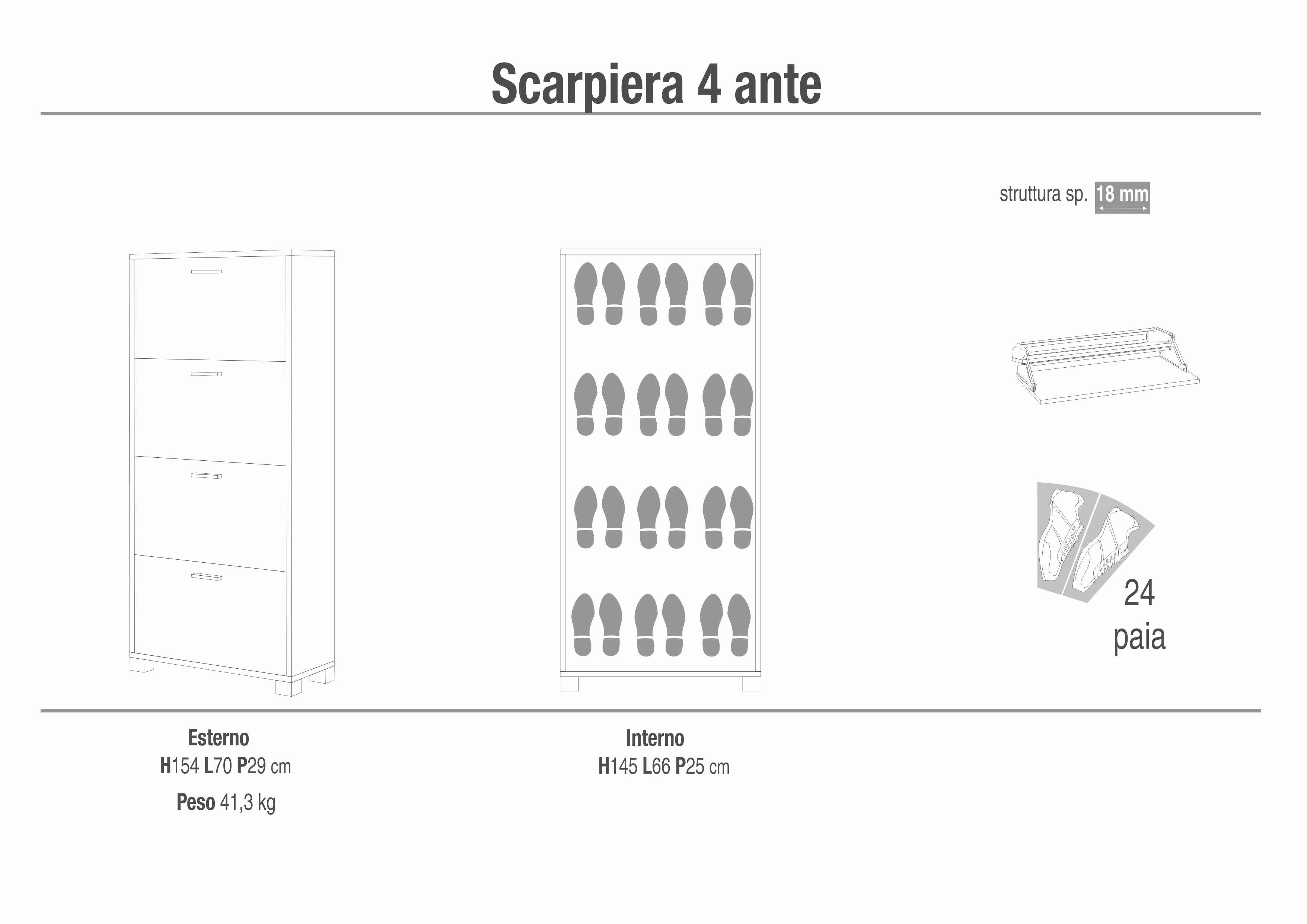 SCARPIERA 4 ANTE P.29 764-C