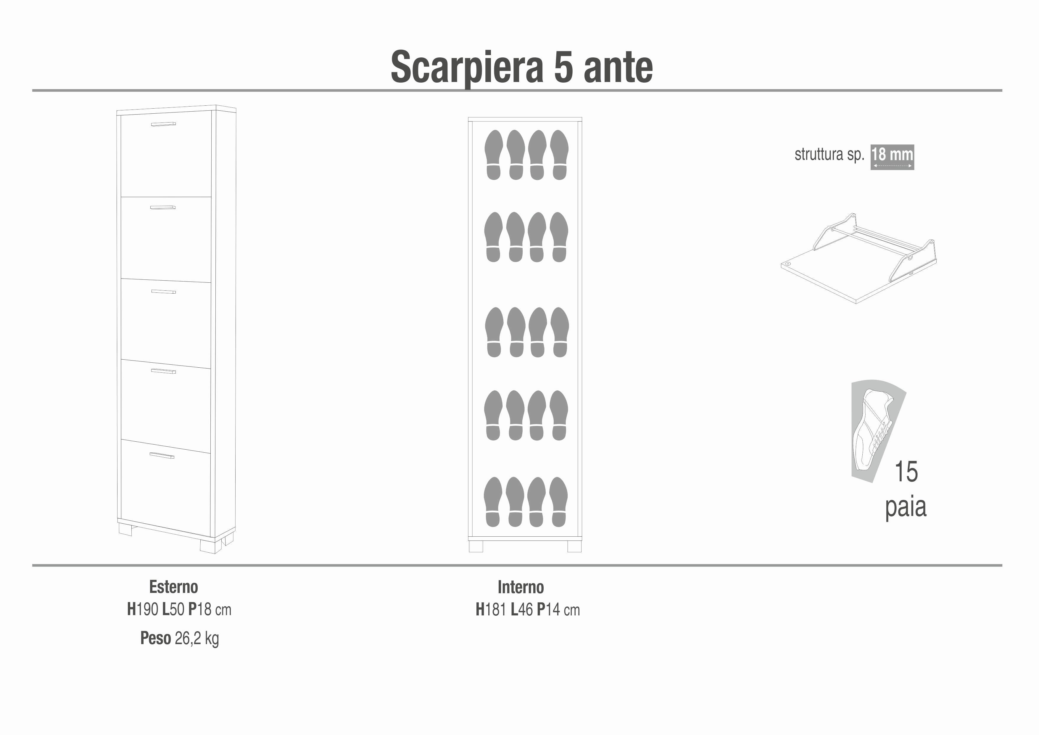 SCARPIERA 5 ANTE P.18 785-C