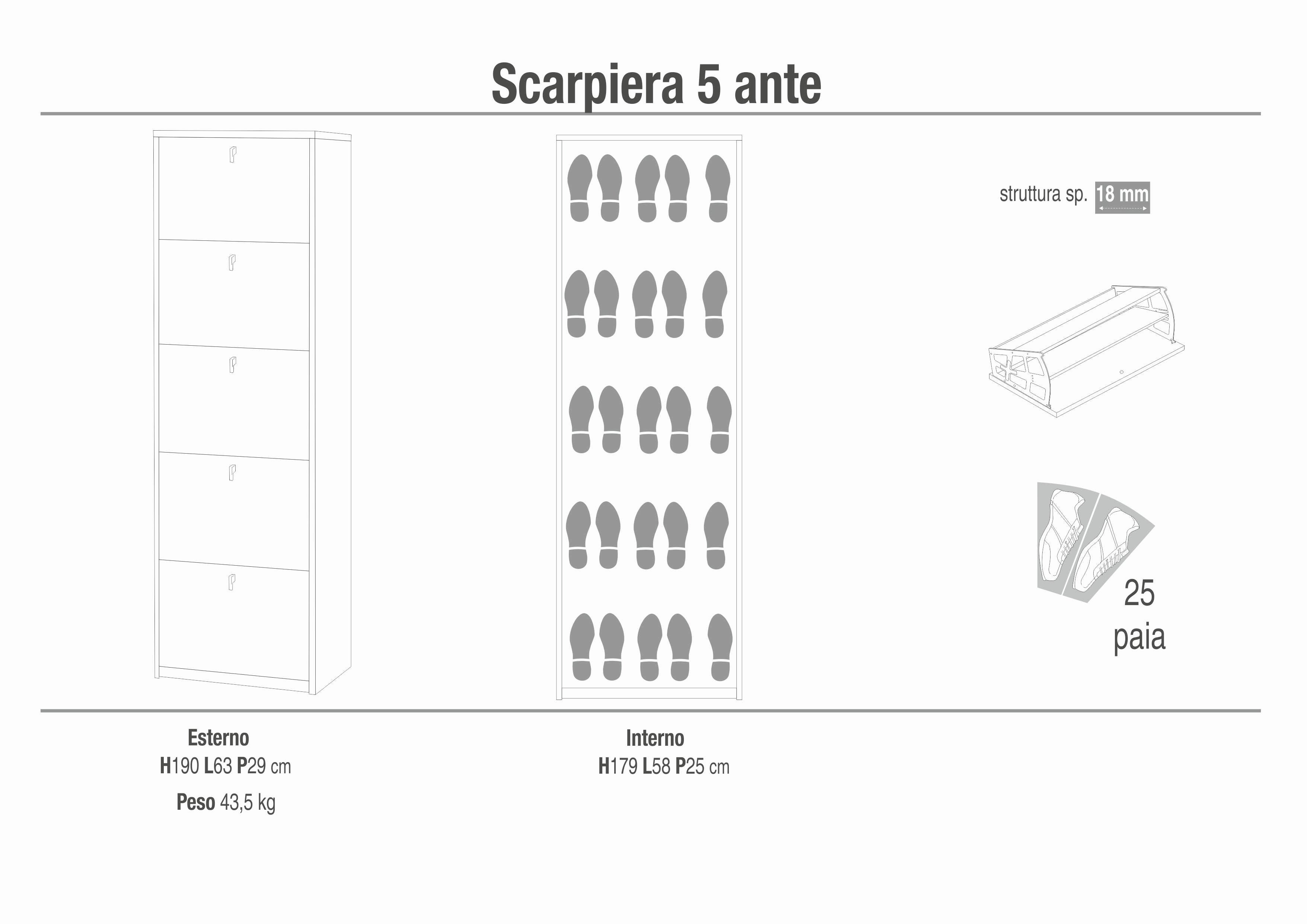 SCARPIERA 5 ANTE P.29 - KIT SK565K-C