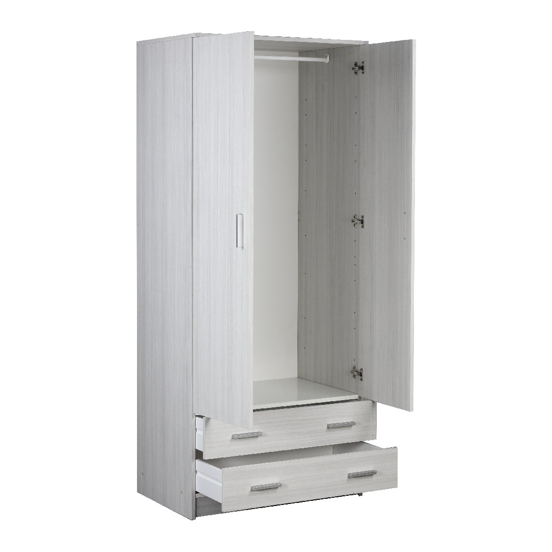 WARDROBE 2 DOORS 2 DRAWERS - KIT 456K-C